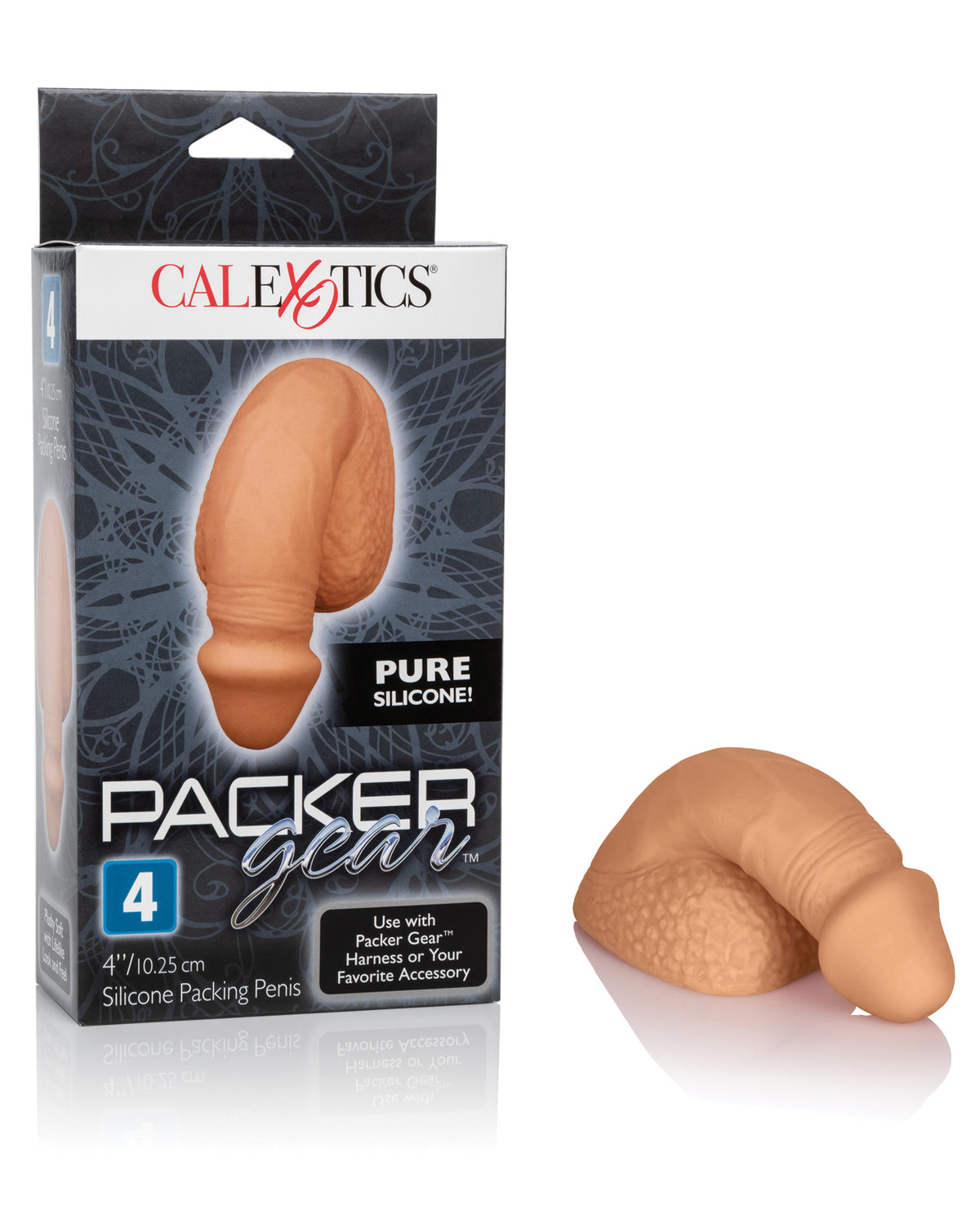 Packer Gear Empaque de Silicona para Pene de 4" - Color Tan