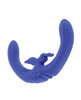 Załaduj obraz do przeglądarki galerii, Evolved Lovebirds Curved Dual-Ended Rabbit Vibe w/Remote Control - Blue
