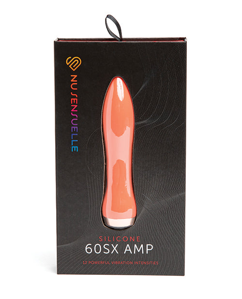 Nu Sensuelle 60SX AMP Silicone Bullet Coral With 12 Power Intensities