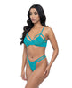 Load image into Gallery viewer, Raya Lace Underwire Bra w/Panty 2 pc Set - Beach Blue L/XL
