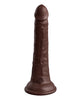 Carica l'immagine nel visualizzatore Galleria, King Cock Elite 7" Dual Density Silicone Cock - Brown
