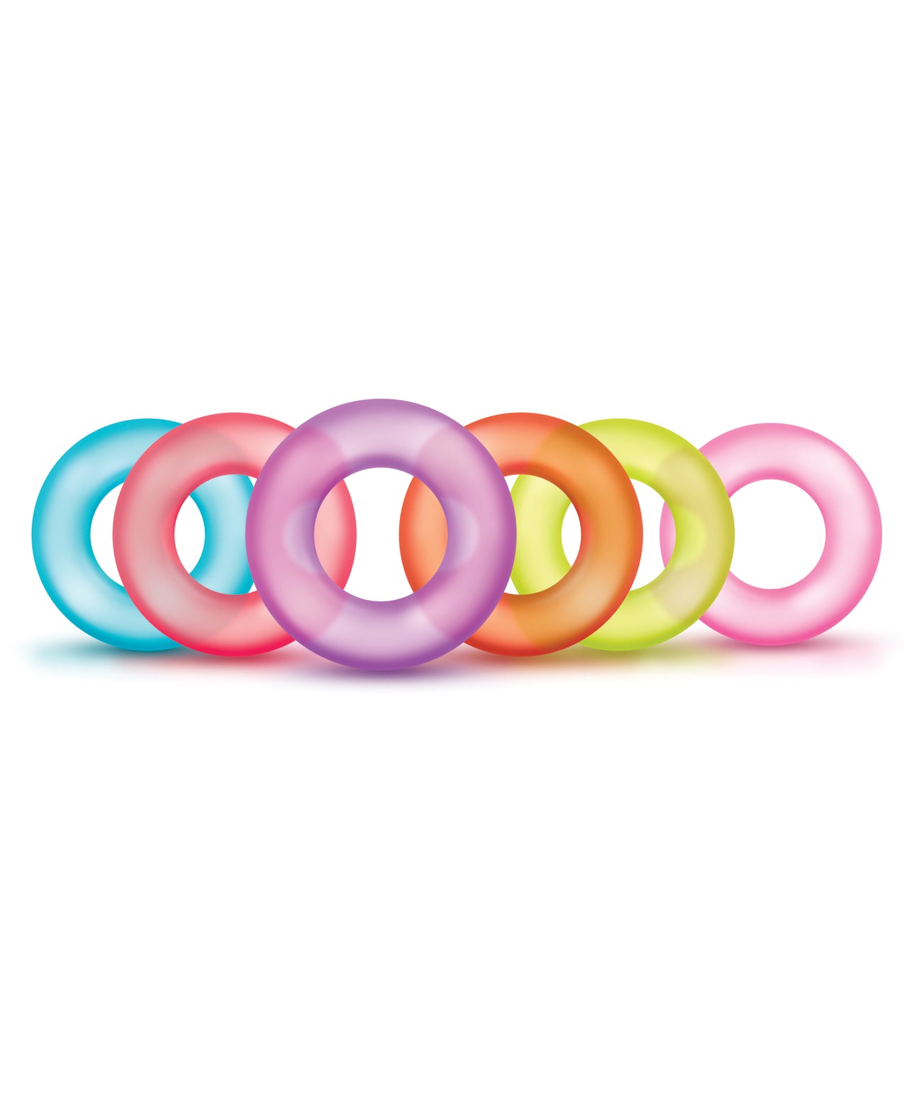 Blush Play With Me King Of The Ring Set Of Six Assorted Colors