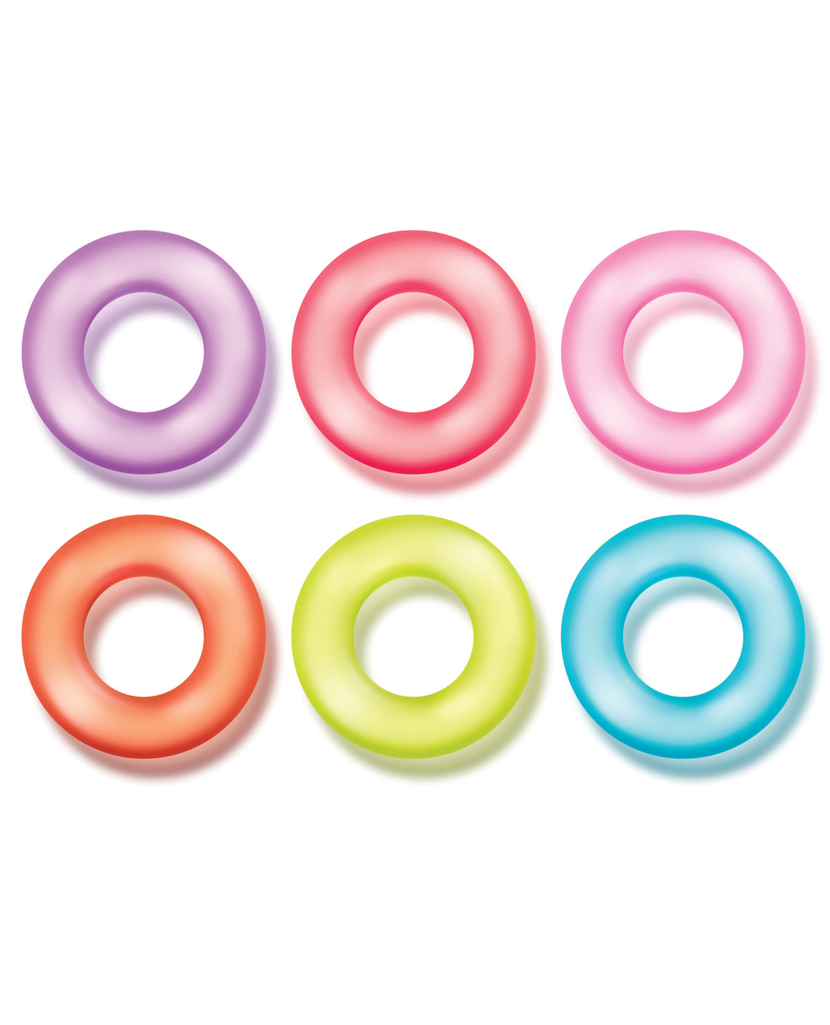 Blush Play With Me King Of The Ring Set Of Six Assorted Colors