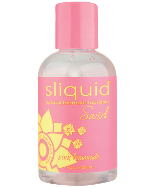 Sliquid Naturals Swirl Pink Lemonade Water Based Lubricant 4.2 Oz