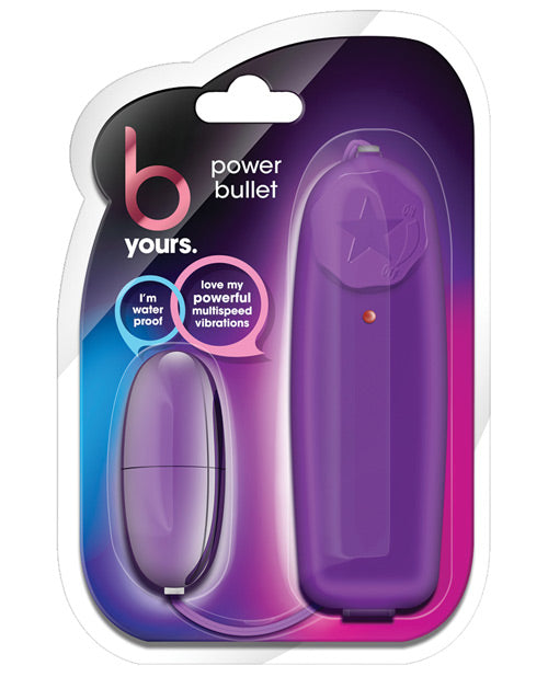 Blush B Yours Power Bullet Plum Clitoral Stimulator
