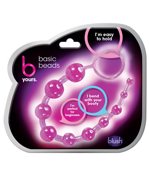 Carica l&#39;immagine nel visualizzatore Galleria, Blush B Yours Basic Anal Beads Purple For Beginners And Pros
