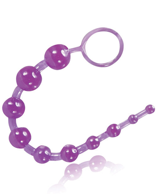 Blush B Yours Basic Anal Beads Purple For Beginners And Pros