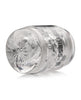 Charger l'image dans la visionneuse de la galerie, Curve Toys Mistress Double Shot Pussy &amp; Ass Mini Masturbator  - Clear
