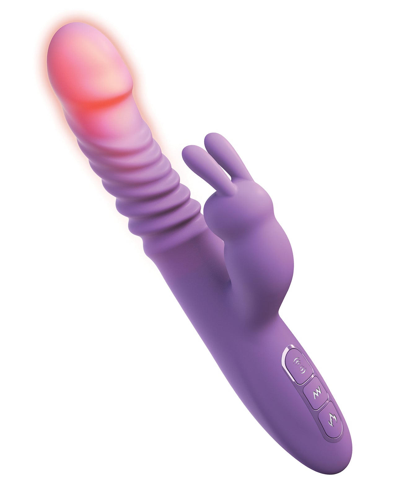 Fantasy For Her Ultimate Thrusting Silicone Rabbit Purple