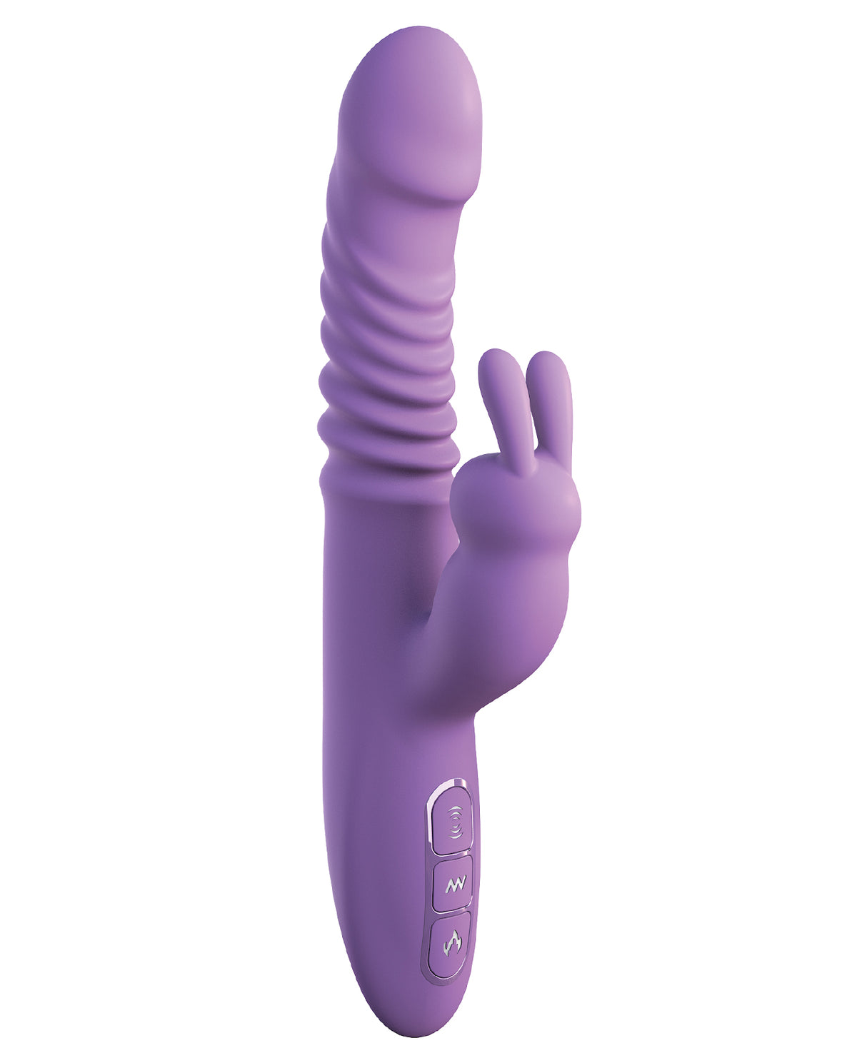 Fantasy For Her Ultimate Thrusting Silicone Rabbit Purple