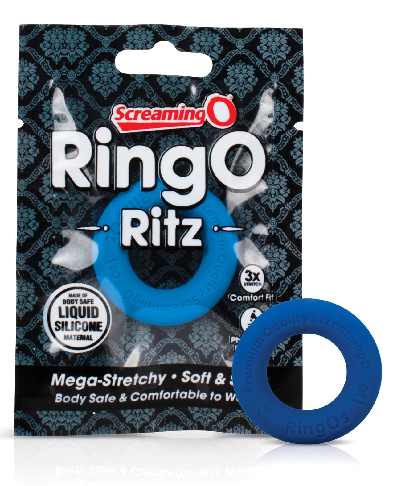 Pierścień Screaming O RingO Ritz - niebieski