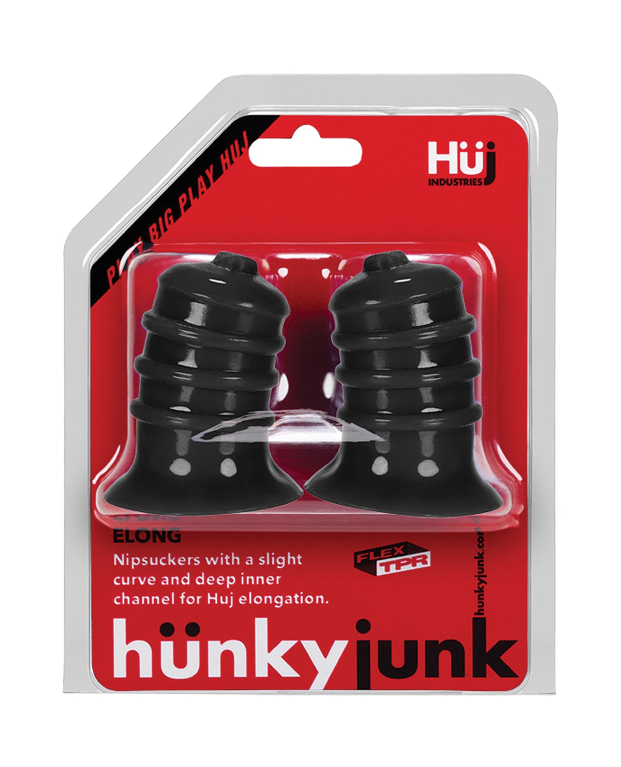 Hunky Junk Elong Nipsuckers - Μαύρο