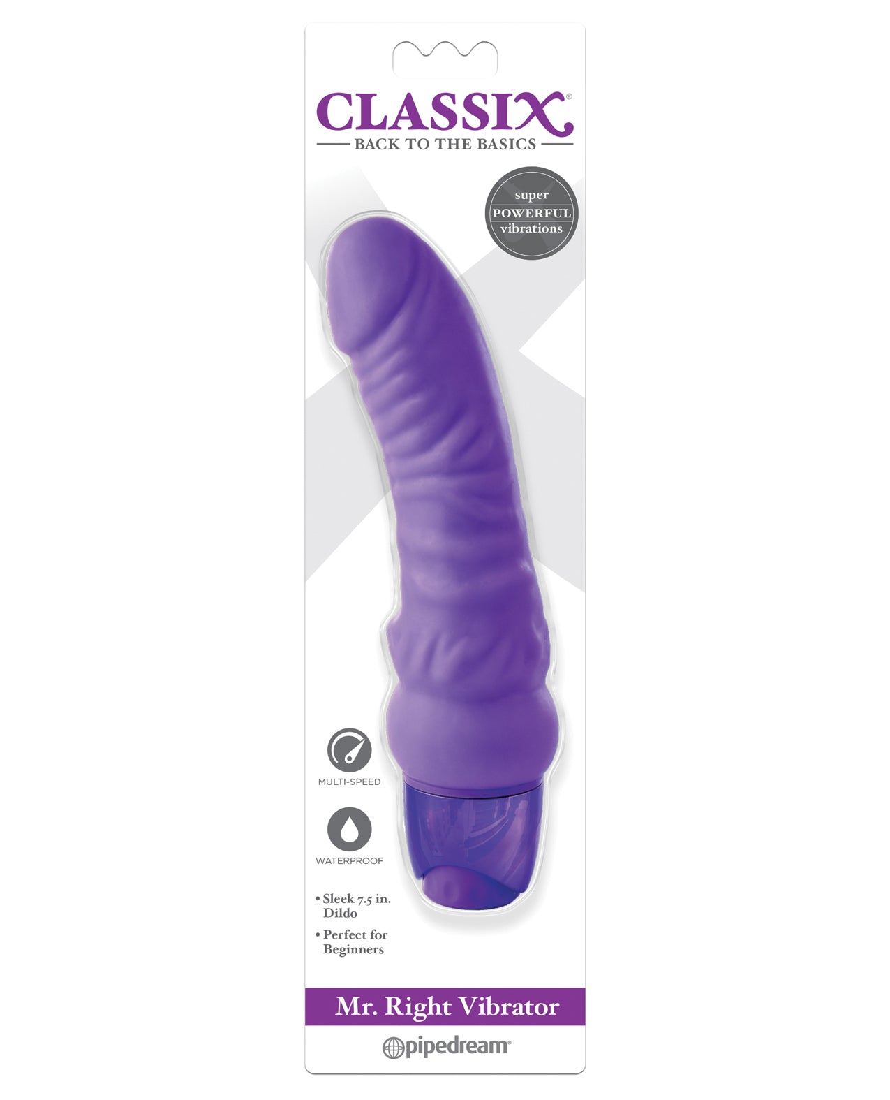 Vibrator Classix Mr. Right - Violet