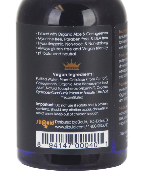 Buck Angel's T-Lube Water Based Lubricant For Trans Men Long Lasting Glide 4.2 Oz