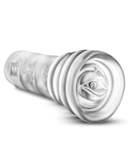 Blush M For Men All In Clear Realistic Stroker With Three Chamber Suction