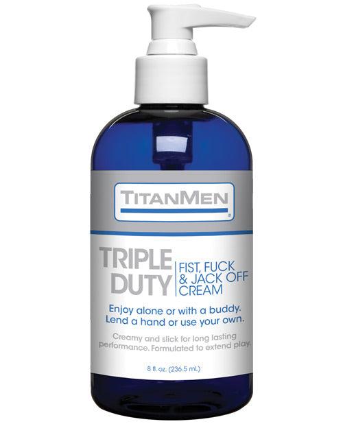 Titanmen Triple Duty Nyrkki, Paneminen & Masturbointivoide - 8 oz Pullo