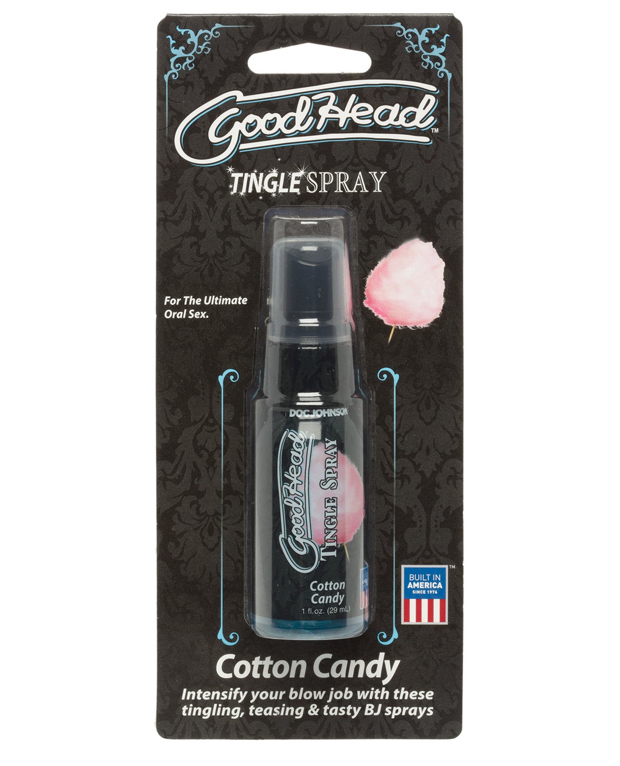 GoodHead Tingle Spray Cotton Candy Flavor Lickable Tingling Sensation