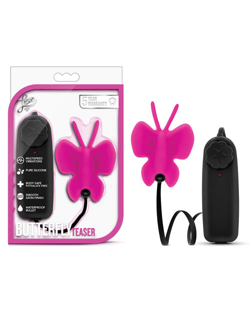 Blush Luxe Butterfly Teaser Fuchsia Vibrating Clitoral Stimulator