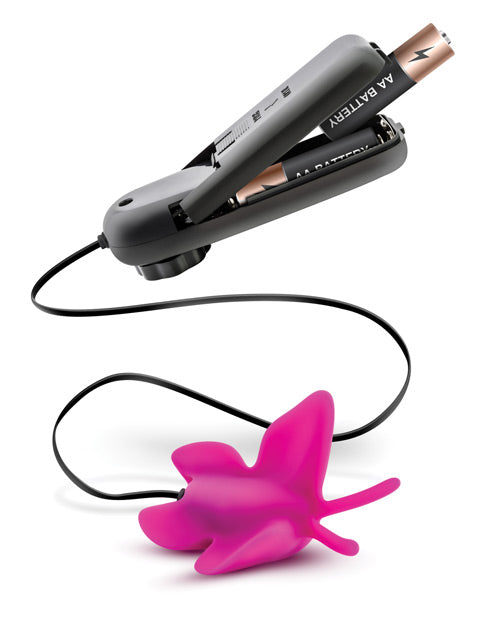 Blush Luxe Butterfly Teaser Fuchsia Vibrating Clitoral Stimulator