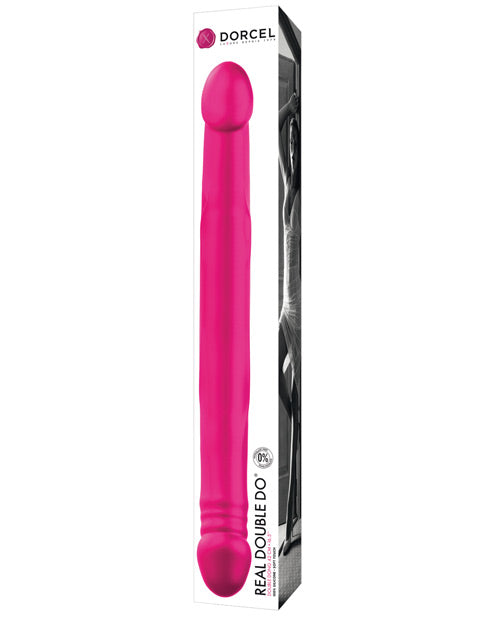 Dorcel Real Double Do 16.5 Inch Pink Silicone Dong