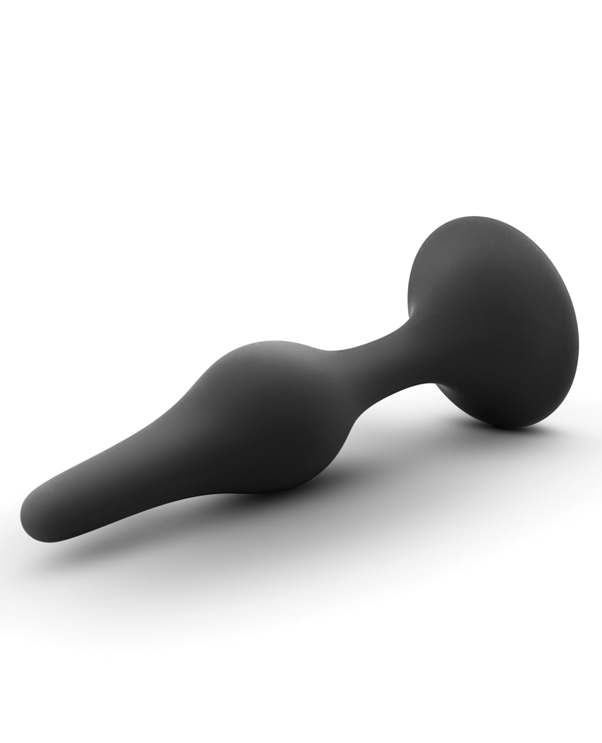 Blush Luxe Beginner Plug Small Black Anal Toy For Safe Gentle Play