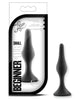 Afbeelding laden in Galerijviewer, Blush Luxe Beginner Plug Small Black Anal Toy For Safe Gentle Play
