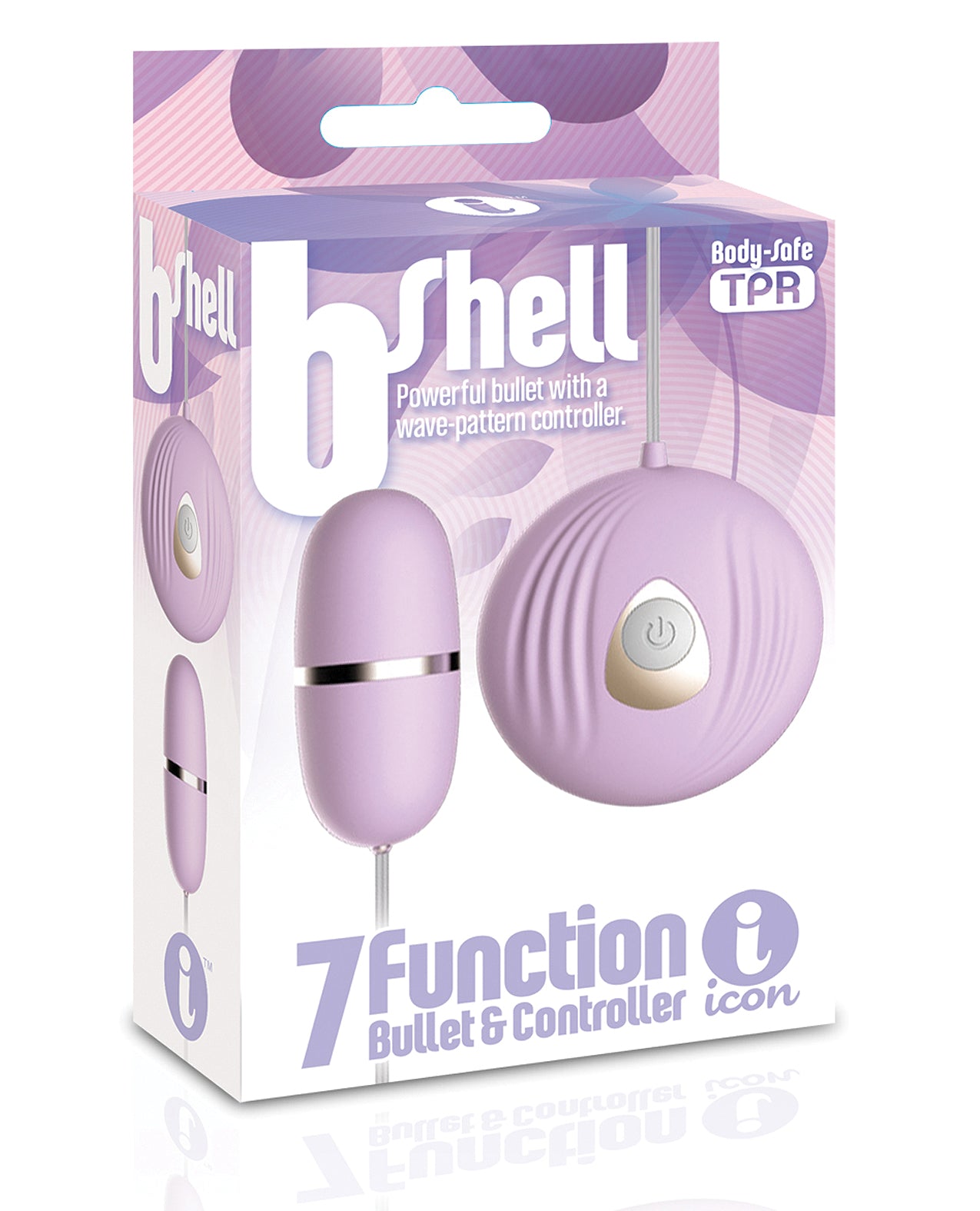 The 9's B-Shell Bullet Vibrador - Roxo