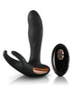 Load image into Gallery viewer, Renegade Sphinx Warming Prostate Massager Heated Vibrations Flexible Silicone Wireless Controller 2 Motors Black
