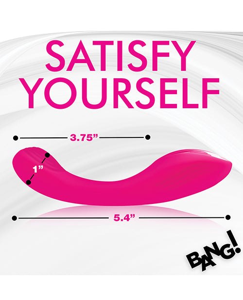 Bang! G-Spot Silicone Vibrator - Pink