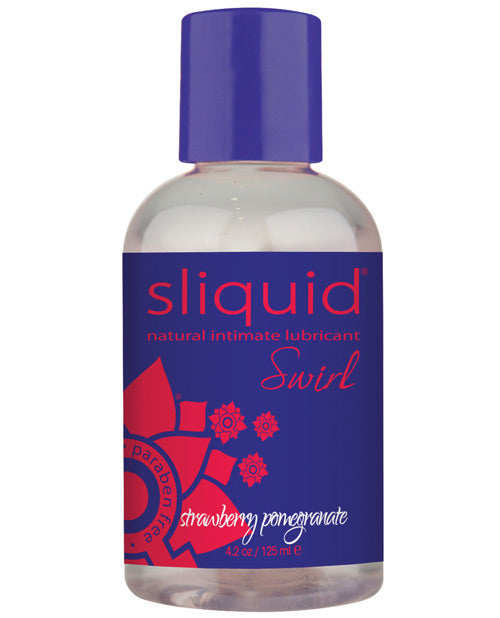 Lubrifiant Sliquid Naturals Swirl - 4.2 oz Fraise Grenade