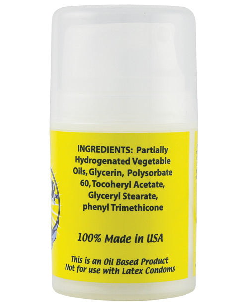 Boy Butter Lubricant Coconut Oil Based Formula 2 Oz Pump Travel Safe EZ Pump Clear On Contact Lasts As Long As Silicone