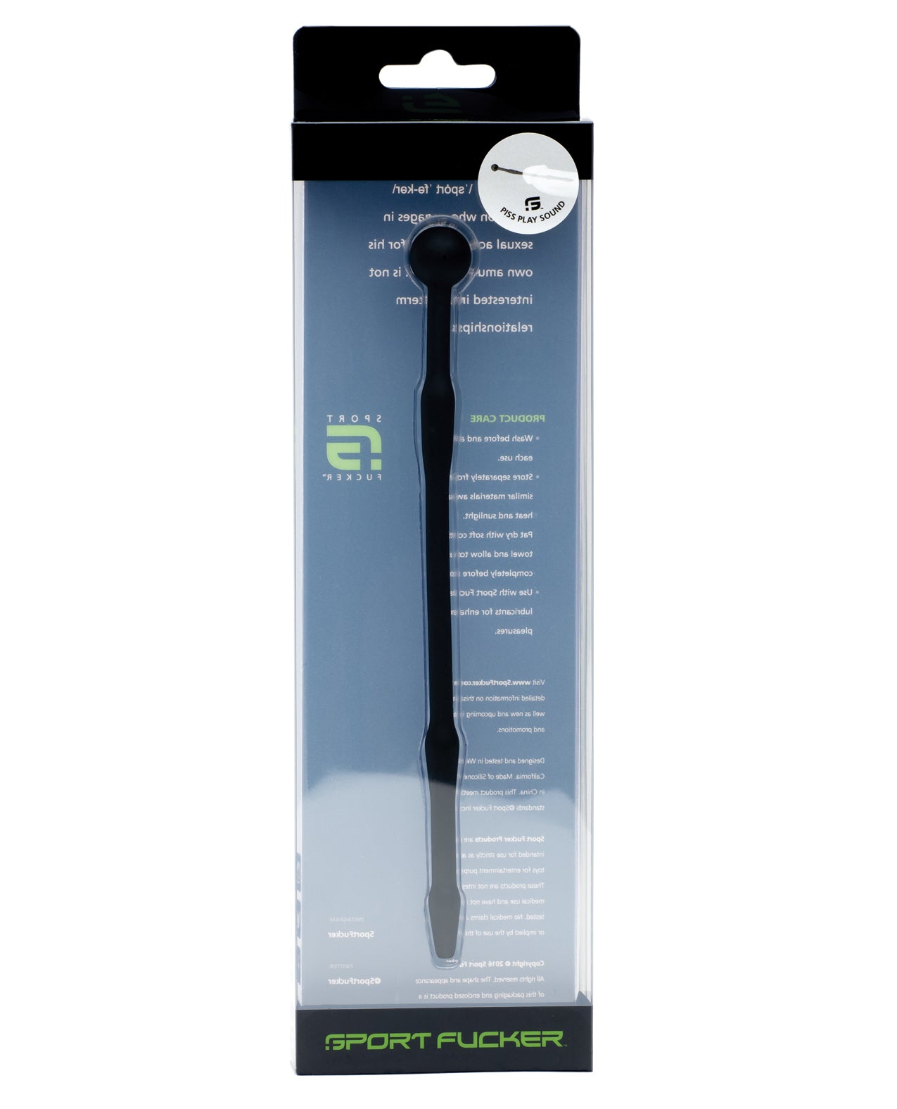 Sport Fucker Piss Play Geluid - Zwart