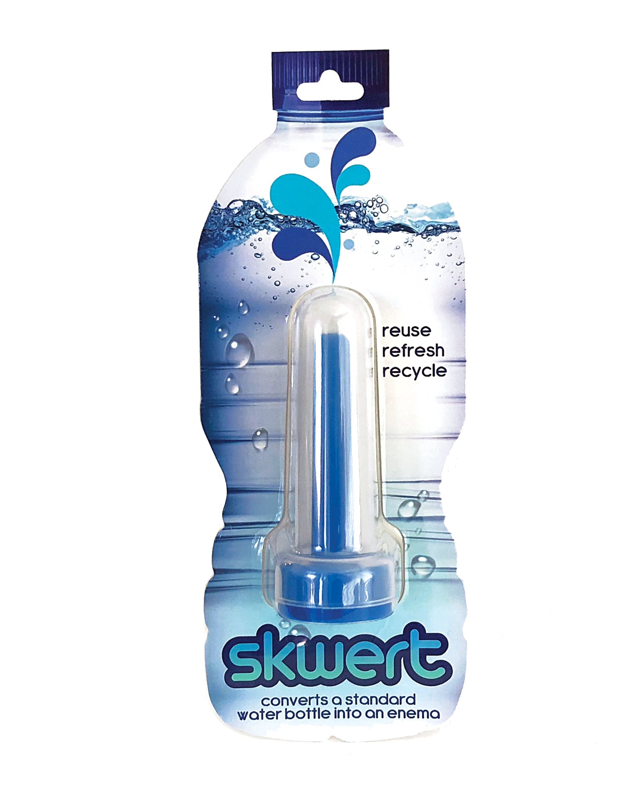 Skwert Wasserflasche Einlauf - Blau