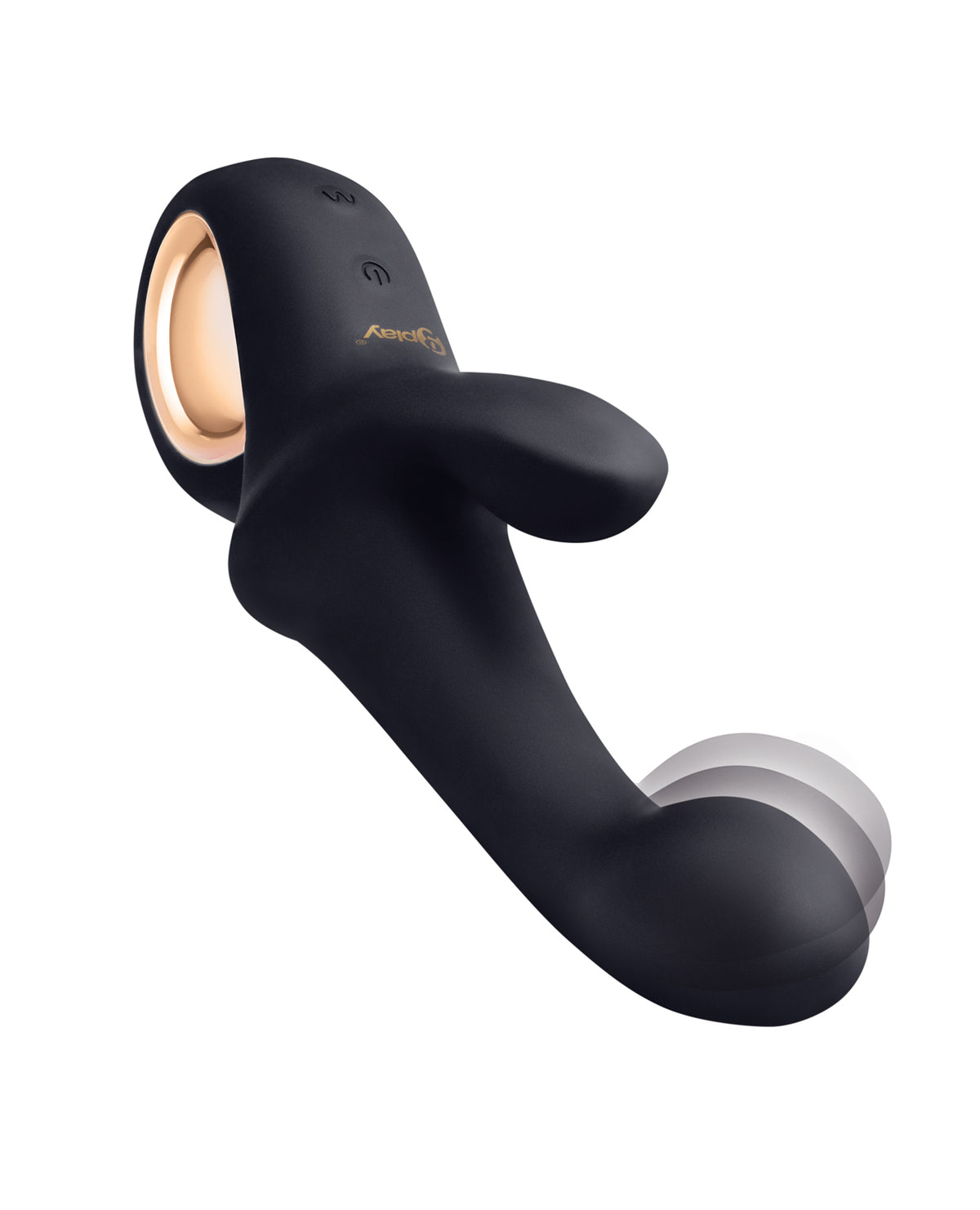 Vibrador de clítoris y punto G de doble estimulación Bodywand G-Play con Squirt Master