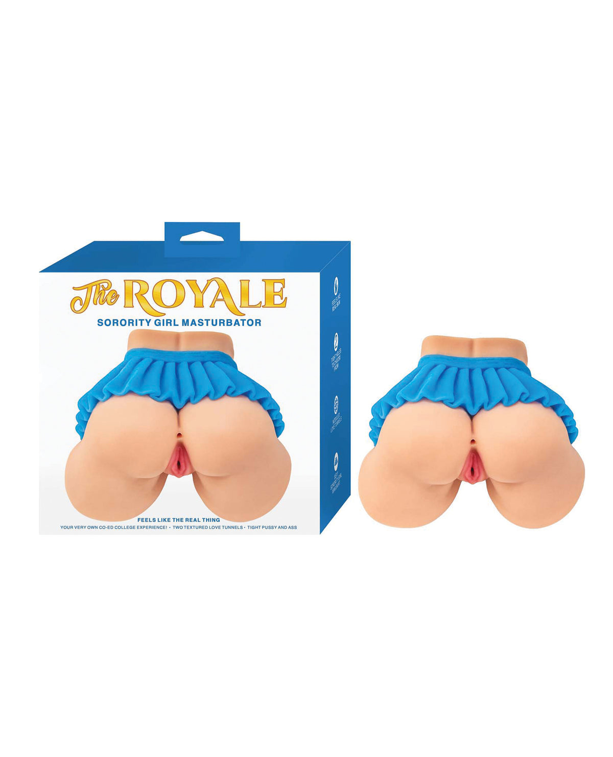 Nasstoys Premium Royale Sorority Girl -kaksipäinen masturbointilaite