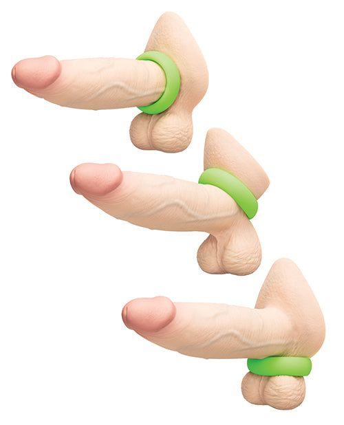 B Vibe Snug Ring 45Mm Soft Silicone Cock Ring With Secure Fit Green