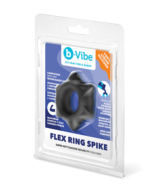 Indlæs billede i gallerifremviser, BVibe Flex Ring Super Soft Silicone Secure Fit Cock Ring Sensory Spikes
