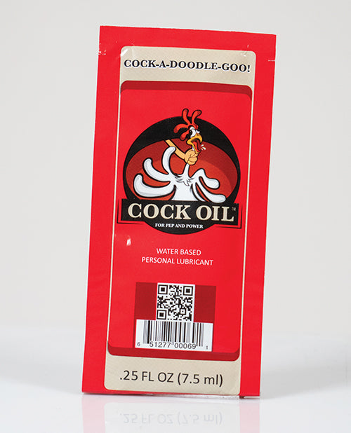 Charger l'image dans la visionneuse de la galerie, Gel de massage lubrifiant à base d'eau Cock Oil, sachet individuel de voyage de 0.25 Oz
