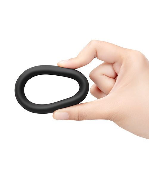 Bvibe Snug Ring 45 Millimeter Soft Stretch Silicone Secure Fit Cock Ring Black