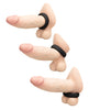 画像をギャラリービューアーに読み込む、Bvibe Snug Ring 45 Millimeter Soft Stretch Silicone Secure Fit Cock Ring Black
