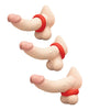 Cargue la imagen en el visor de la galería, Anillo para el pene Bvibe Flex Ring de silicona ultrasuave con agarre seguro, rojo
