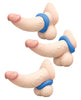 Carica l'immagine nel visualizzatore Galleria, Anello per pene BVibes Flex Delta in silicone super morbido da uomo, blu
