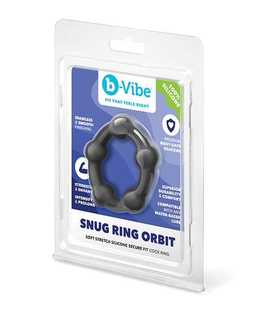 Indlæs billede i gallerifremviser, BVibe Snug Ring Orbit Stretch Silicone Nubby Cock Ring With Sensory Nodules
