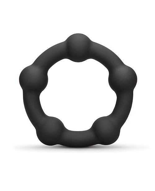 BVibe Snug Ring Orbit Stretch Silicone Nubby Cock Ring With Sensory Nodules