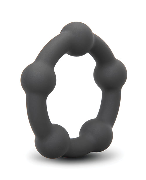 BVibe Snug Ring Orbit Stretch Silicone Nubby Cock Ring With Sensory Nodules