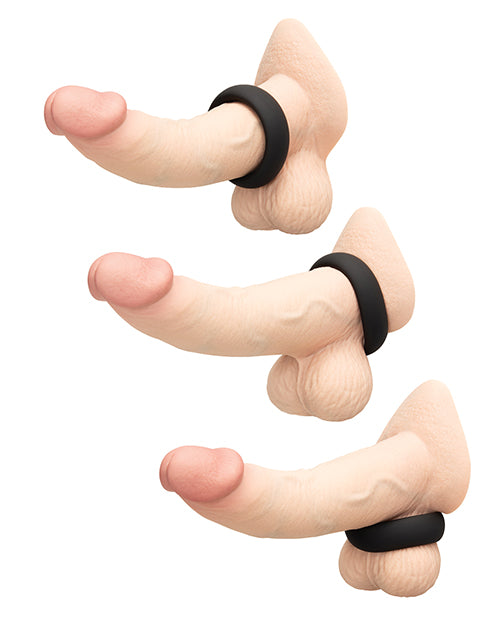 B-Vibe Snug Ring 40mm Soft Stretch Silicone Cock Ring Black