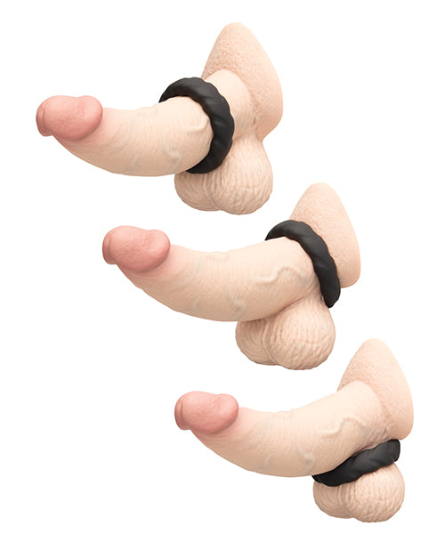 Anillo para pene de silicona ultrasuave con microtextura y ajuste de agarre seguro