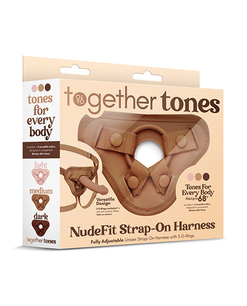 Load image into Gallery viewer, Together NudeFit Fully Adjustable Unisex Strap On Harness With 3 O Rings
