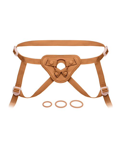 Together NudeFit Fully Adjustable Unisex Strap On Harness With 3 O Rings