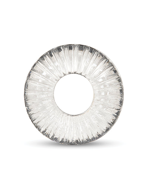 BVibes Stretch Tech Swirl Flexible Cock Ring With Vibrating Massage